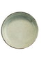 Hermia MOD12Y1730P03 Vajilla de Porcelana Verde 12 Piezas para 4 Personas Apta Microondas y Lavavajillas Elegante y Duradera